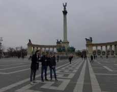 Budapest avec les amis Lambert et Julien